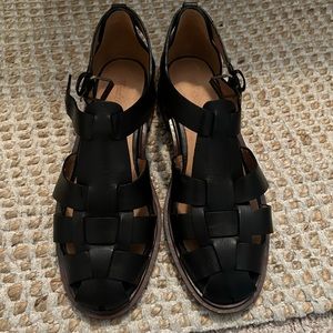 Madewell Rina fisherman flat sandal size 7.5